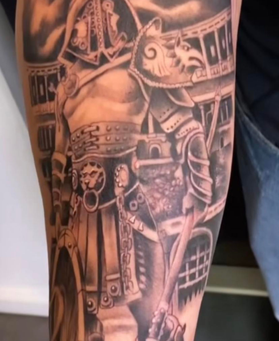 Tiger with Only The Strong Survive lettering