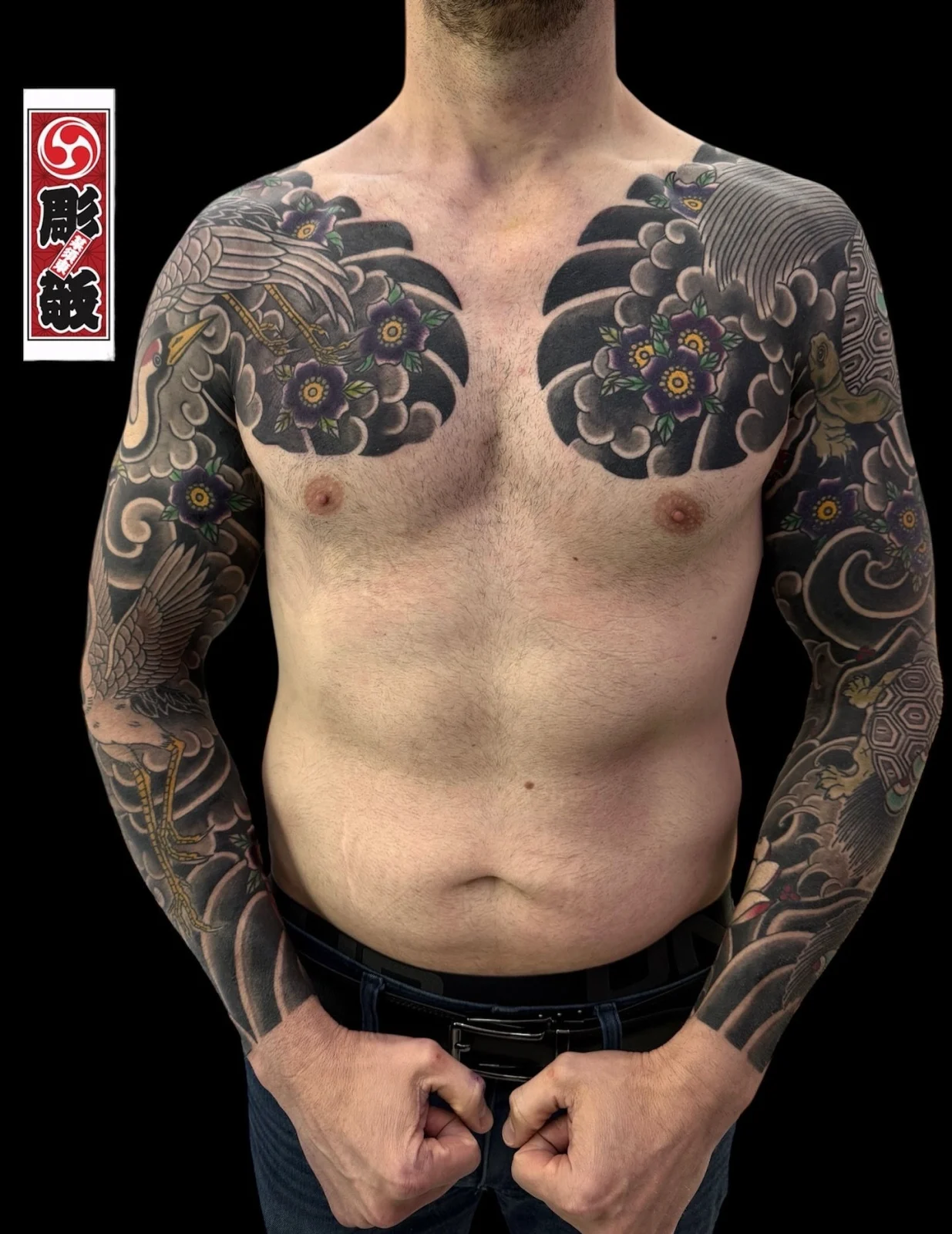 Samurai warrior backpiece