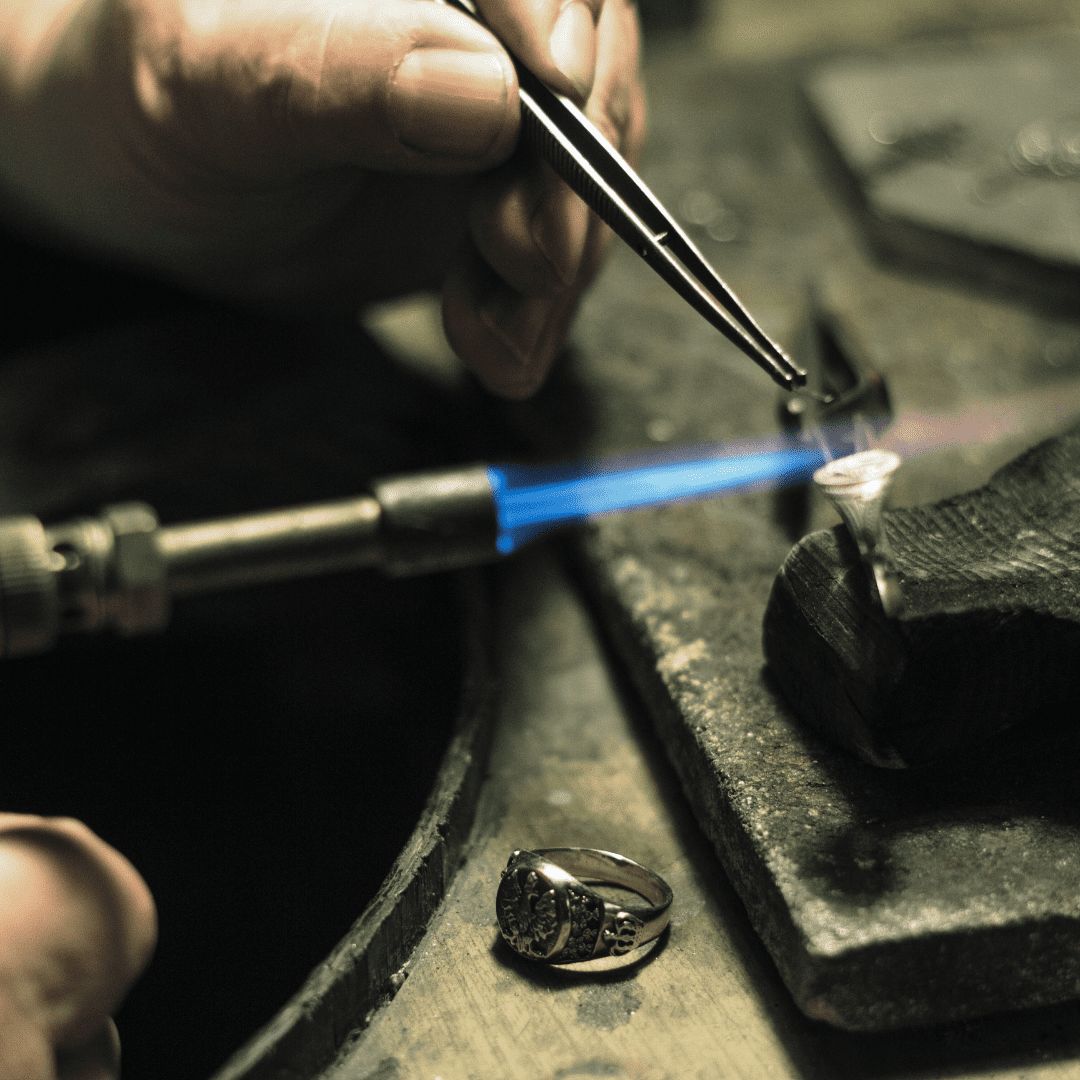 Working a ring under the torch