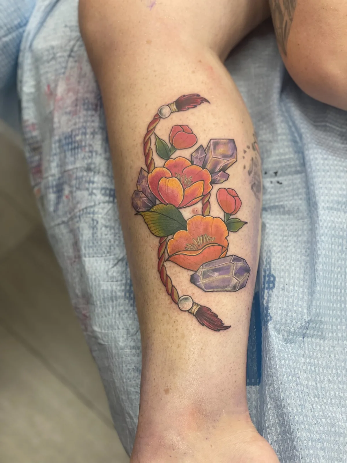 Custom tattoo work from Horseshoes and Hand Grenades Tattoo, Western Massachusetts