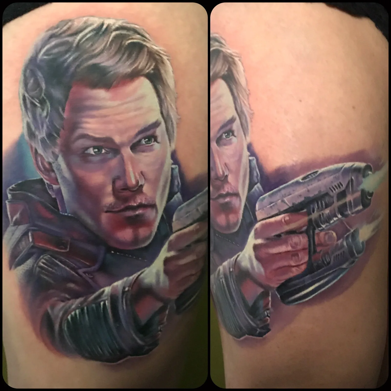Black-and-grey custom tattoo by Horseshoes and Hand Grenades Tattoo